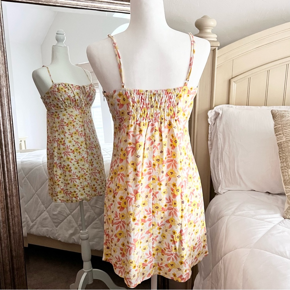 F21 || Floral Print Cami Mini Dress 🌸 - Picture 6 of 11